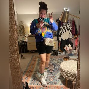 GUC Women’s Urban Outfitters Collegiate Two Toned Graphic Sweatshirt Size Small